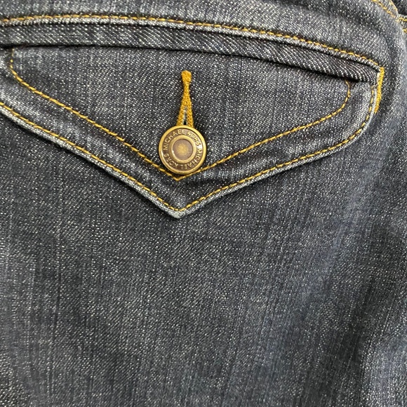 Michael Kors Brass Studded Bootcut Jeans - Picture 6 of 10